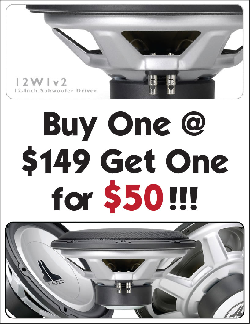 JL Audio Woofer Sale